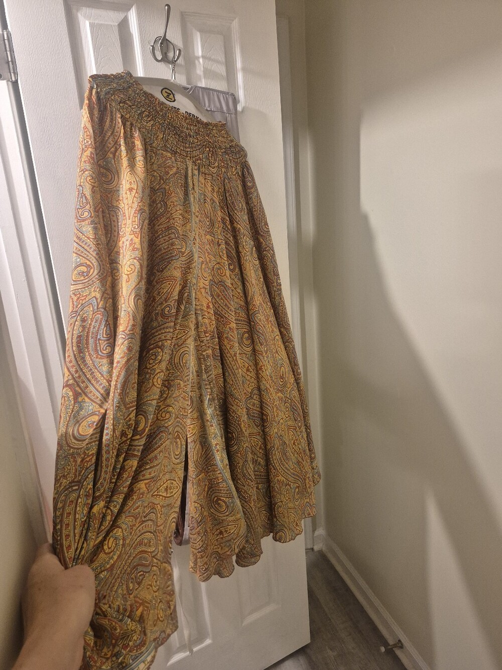 Rhea | Boho Paisley Pants — Yellow Paisley